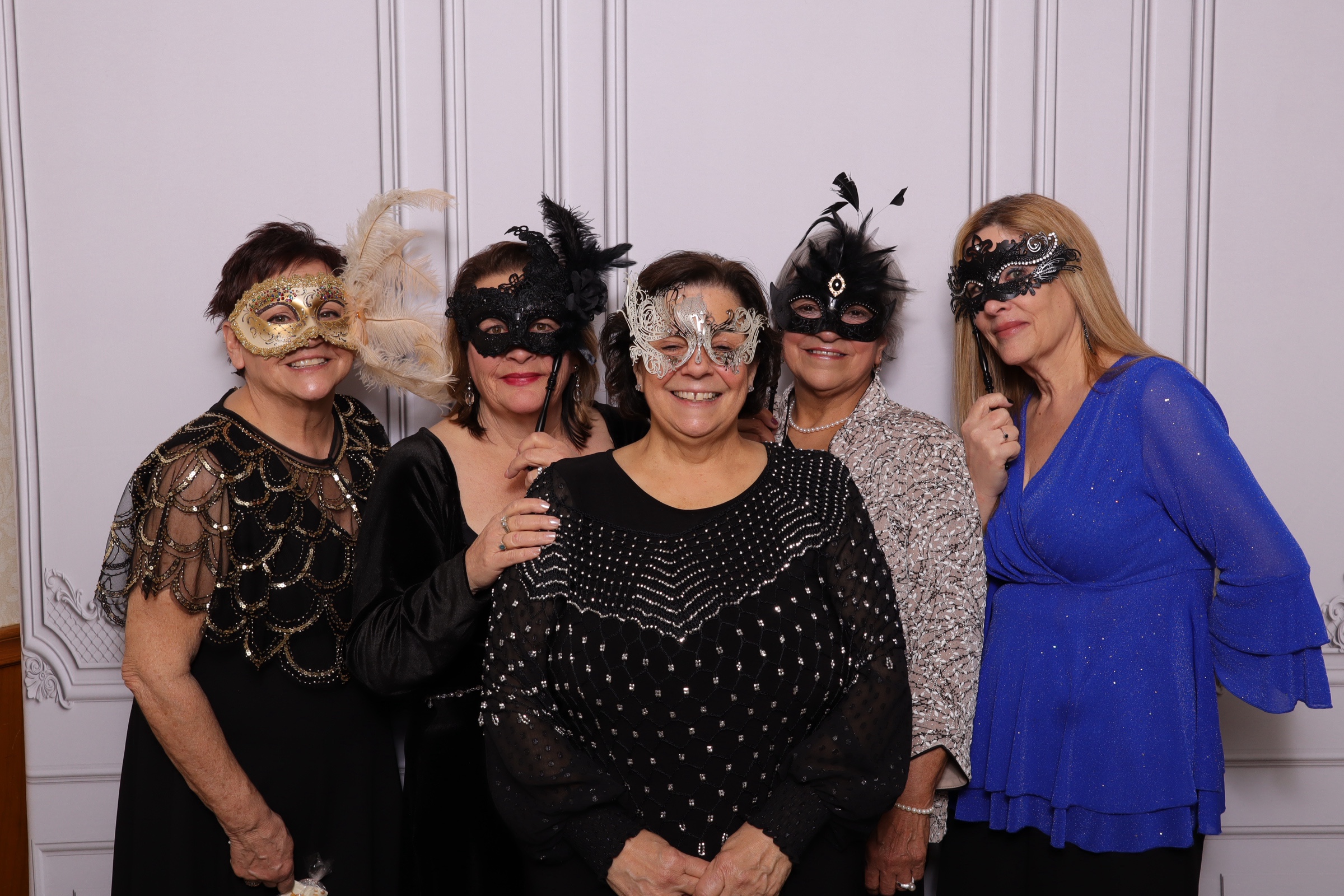 Custom photo booth prints at event